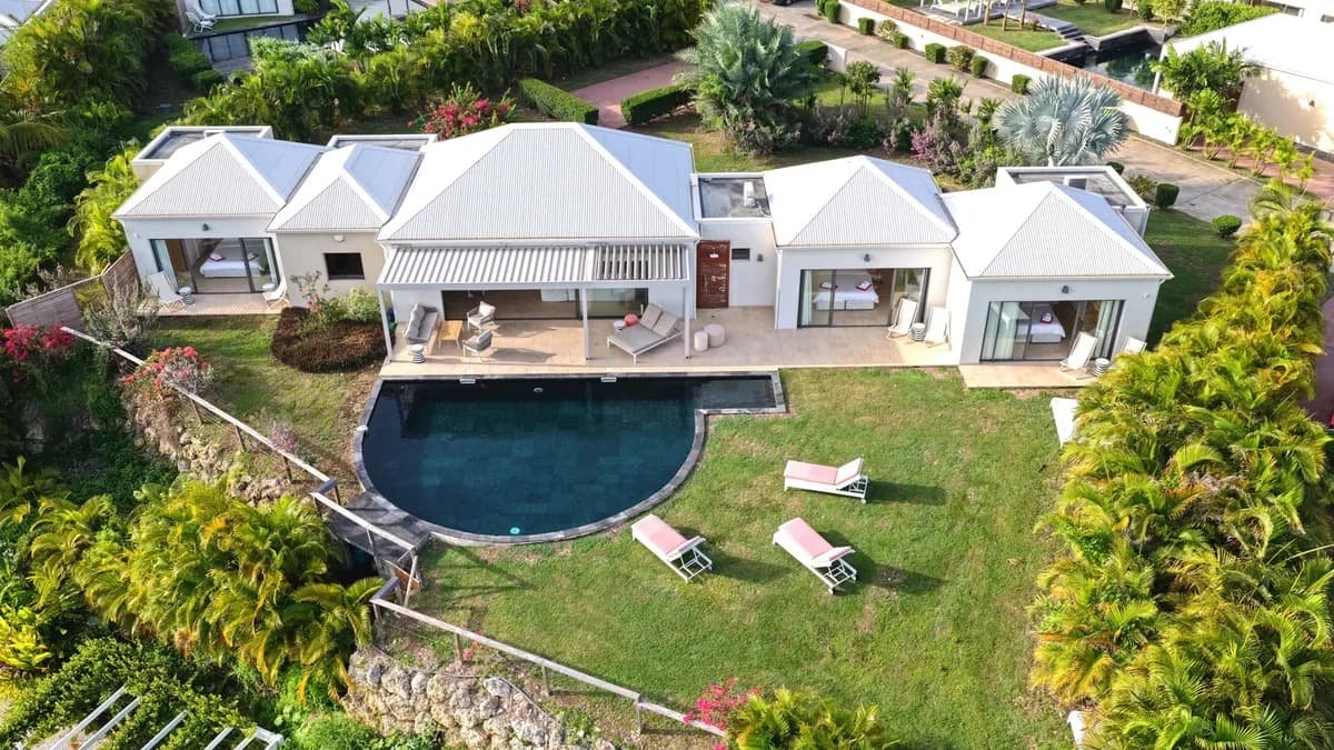 Villa Nacarat — vue drone